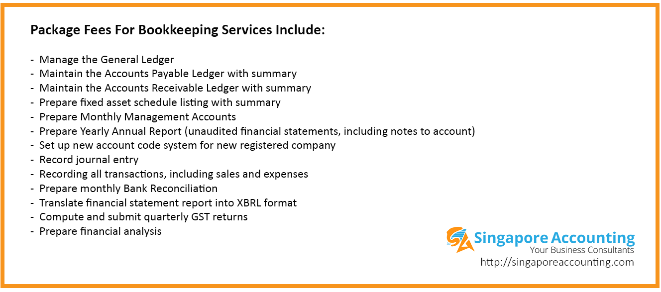 Bookkeeping Services Fees Singapore